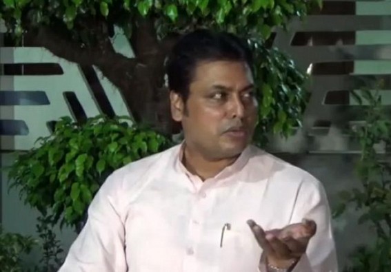 Biplab Deb again warns ruling, opposition parties to stop violence Biplab Deb again warns ruling, opposition parties to stop violence